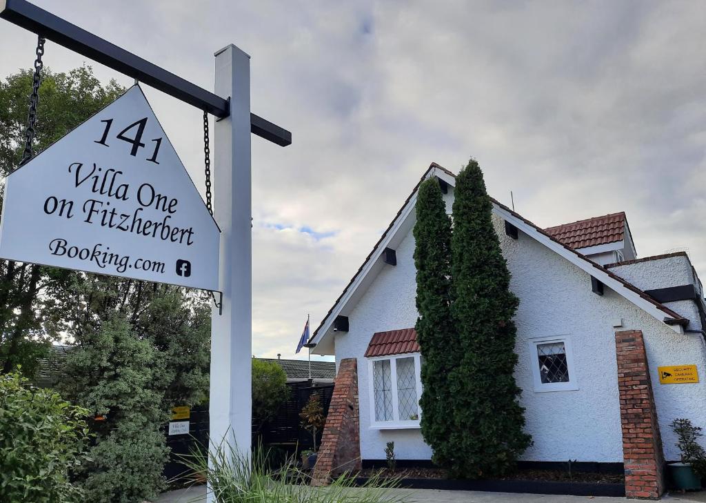 Certifikát, hodnocení, plakát nebo jiný dokument vystavený v ubytování Villa One on Fitzherbert