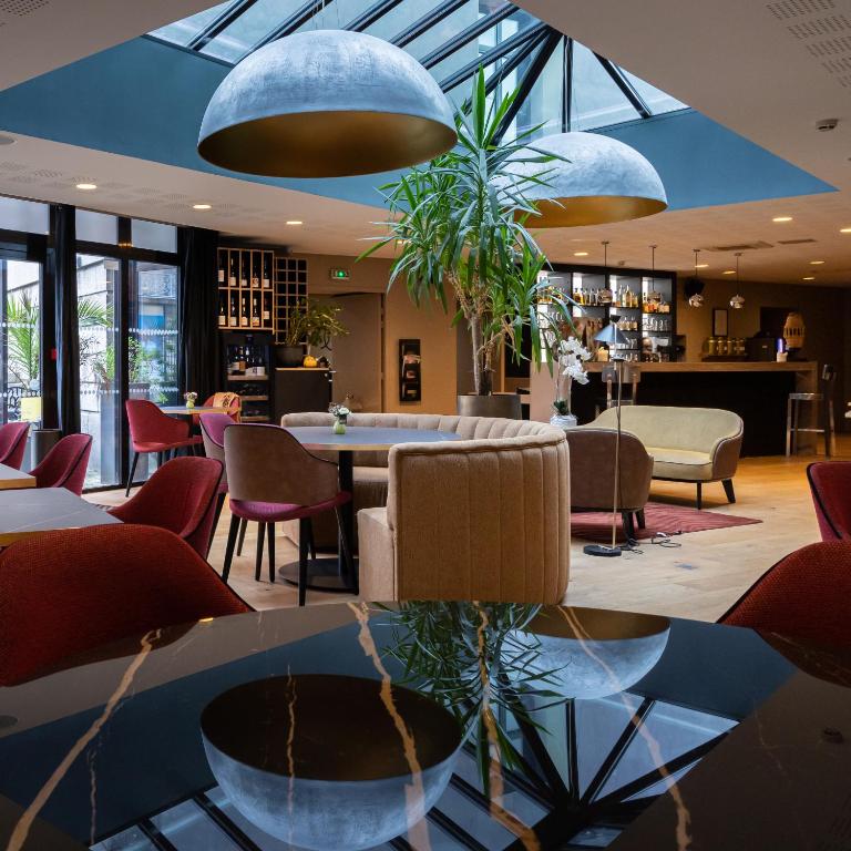 Posezení v ubytování Edgar Hôtel & Spa - Table Gastronomique