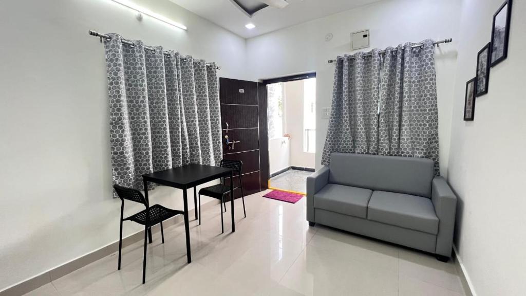 Posezení v ubytování Abode Stayz Service Apartments