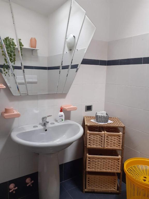 Koupelna v ubytování B&B Partaitria