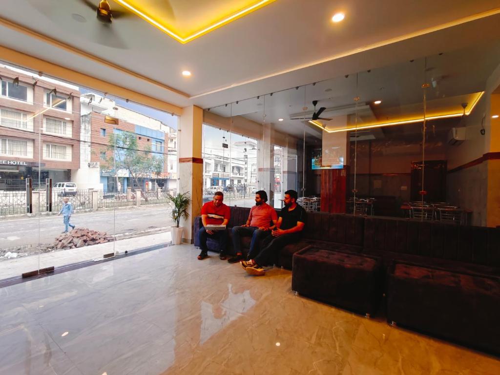 Posezení v ubytování Hotel New Pratap