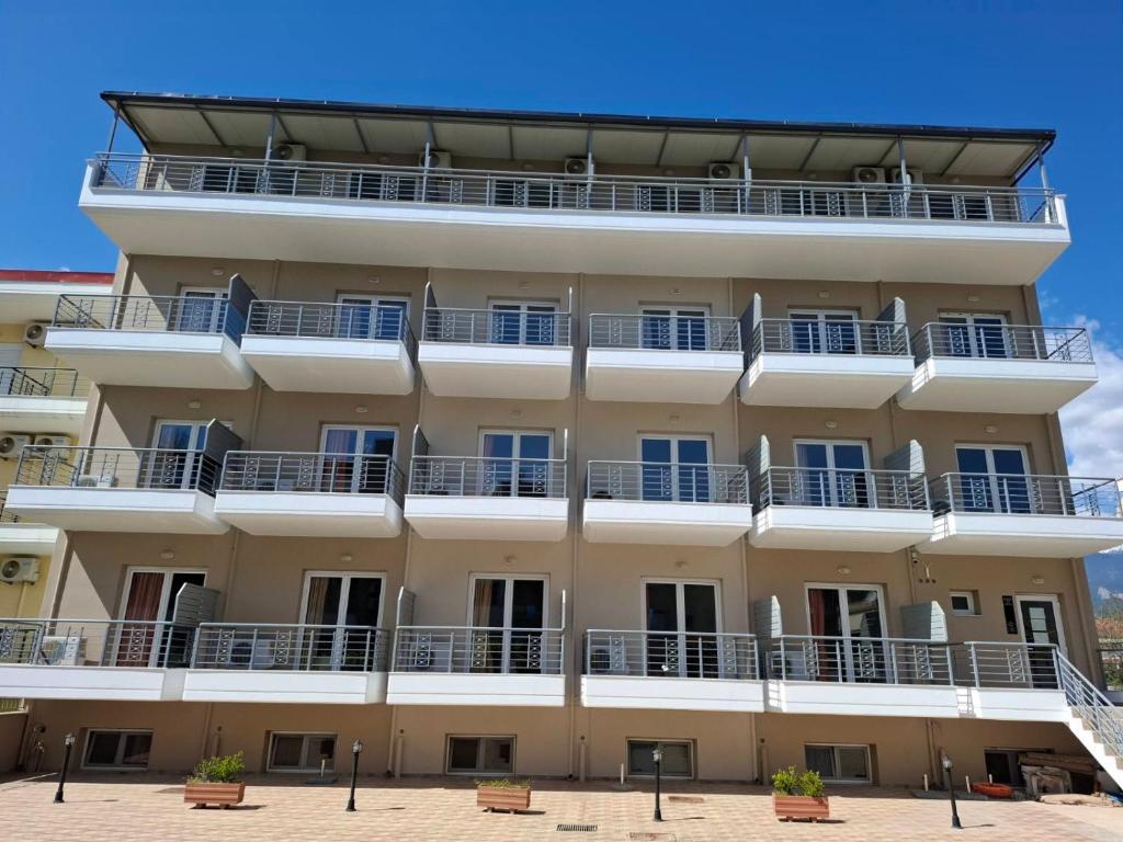 Balkón nebo terasa v ubytování Atrium Hotel