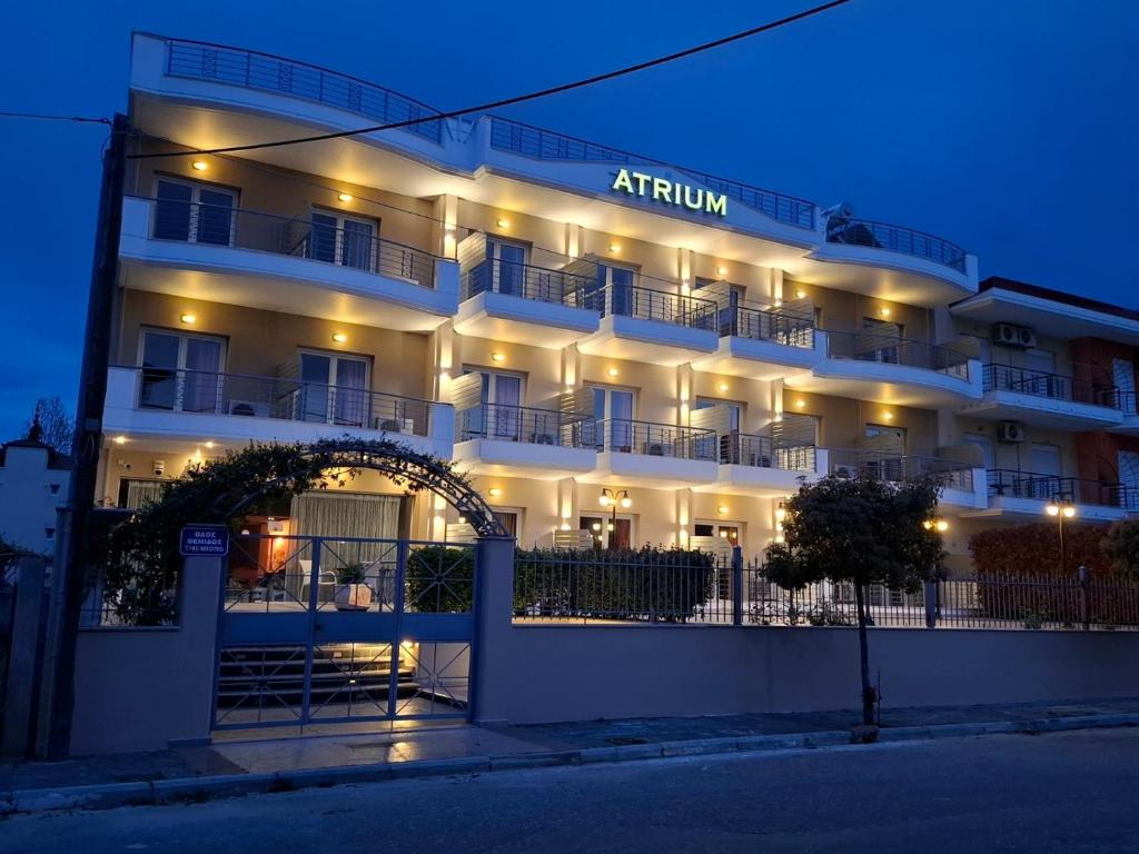 Budova, kde se aparthotel nachází