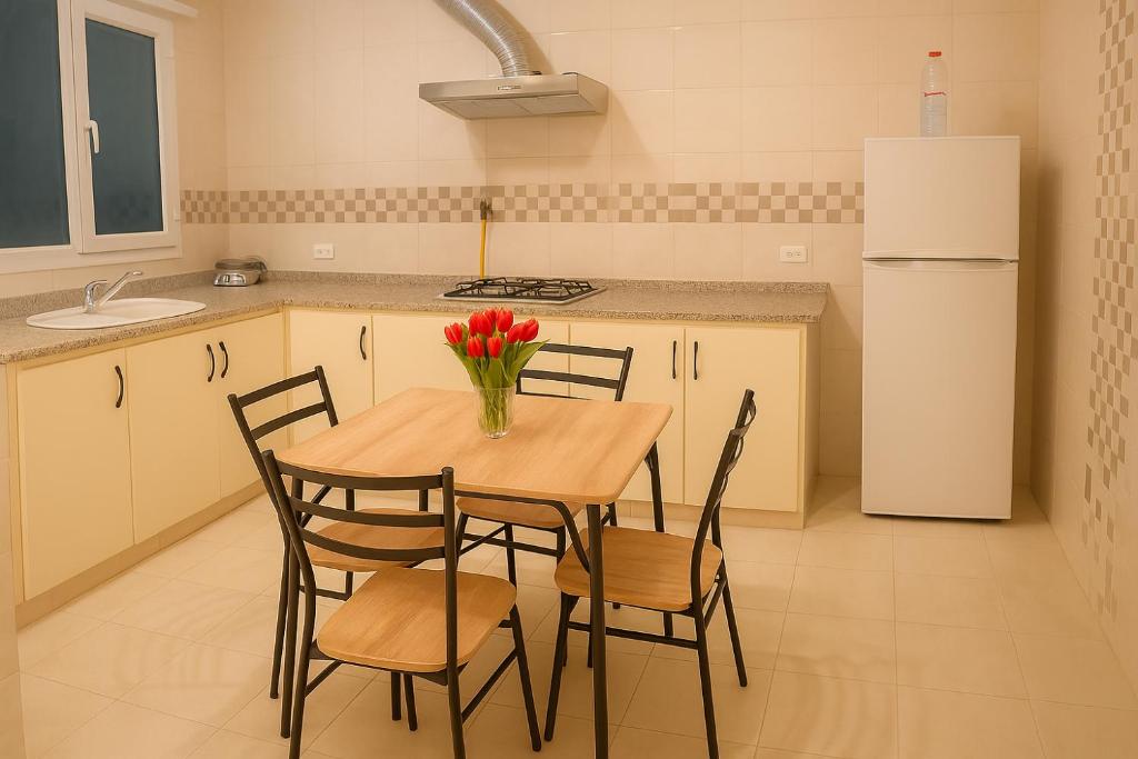 Kuchyň nebo kuchyňský kout v ubytování Residence Amira