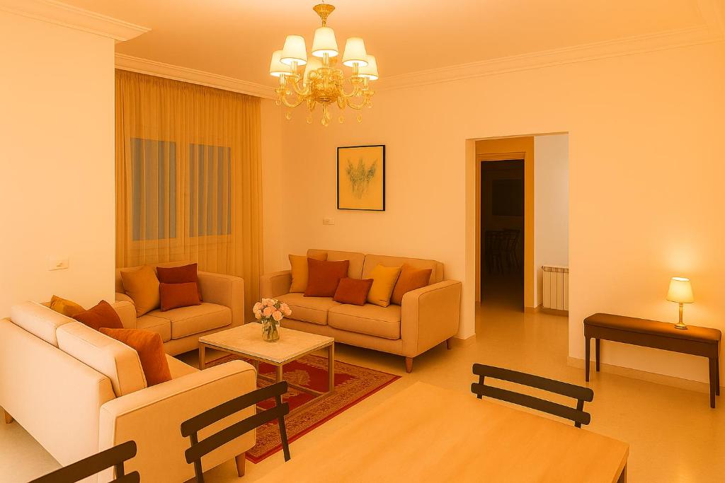 Posezení v ubytování Residence Amira
