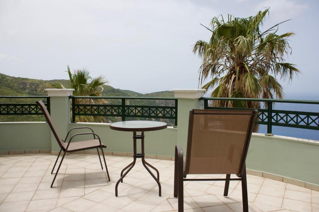 A balcony or terrace at Niforos Panorama