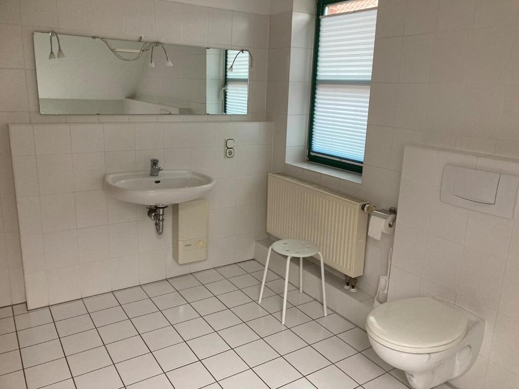 Koupelna v ubytování Große Wohnung Oberntor