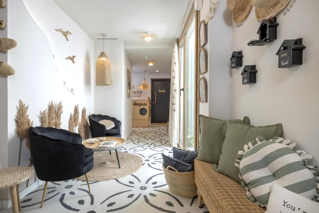Posezení v ubytování Montroig 5 hotel boutique