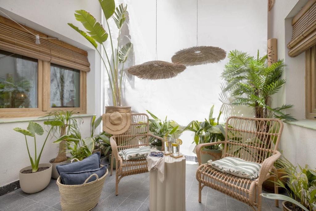 Posezení v ubytování Montroig 5 hotel boutique