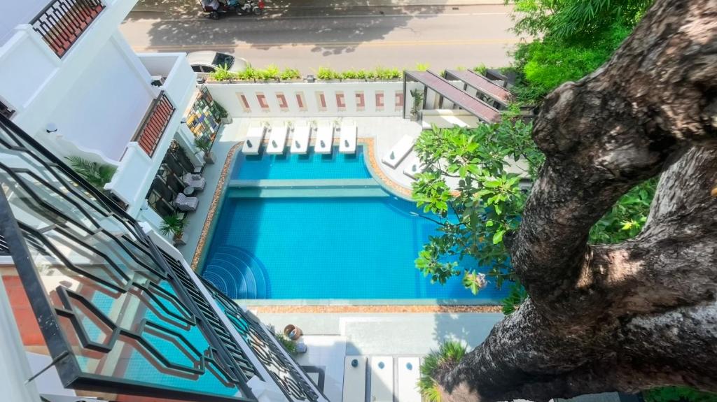 Bazén v ubytování Le Grande Indochine Hotel nebo v jeho okolí