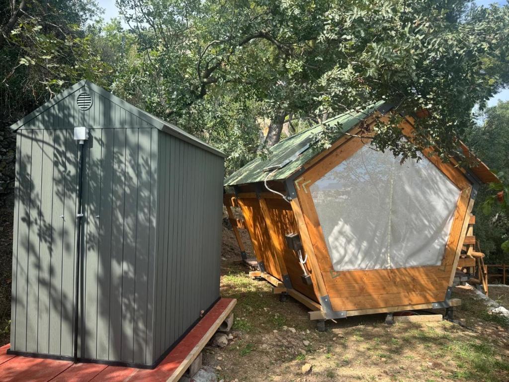 Zahrada ubytování Parco vacanze e appartamenti Pfirsich