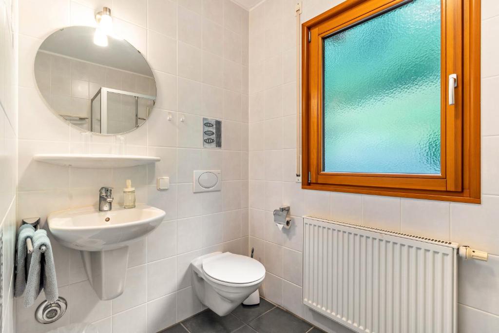 Koupelna v ubytování Haus Sum