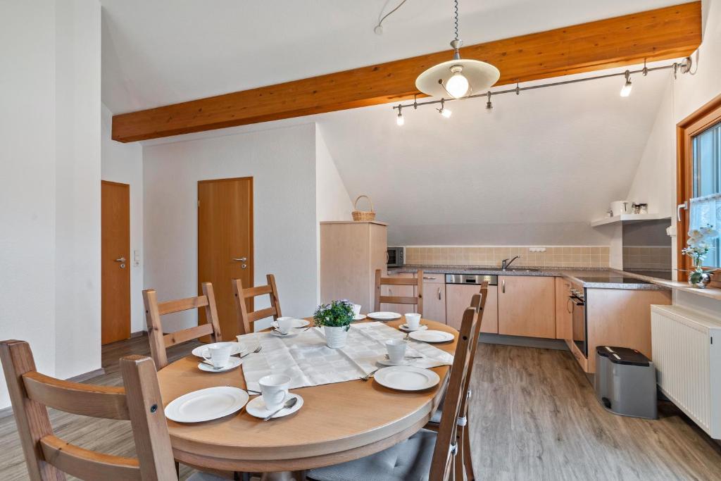 Kuchyň nebo kuchyňský kout v ubytování Haus Sum