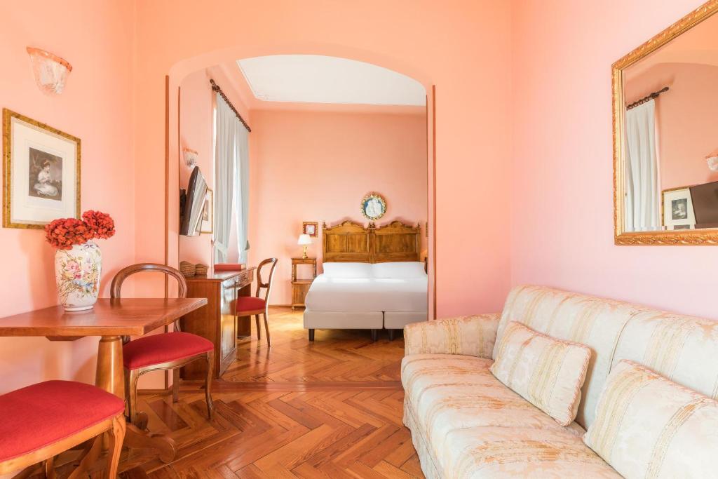 Posezení v ubytování Boutique Hotel Villa Sostaga
