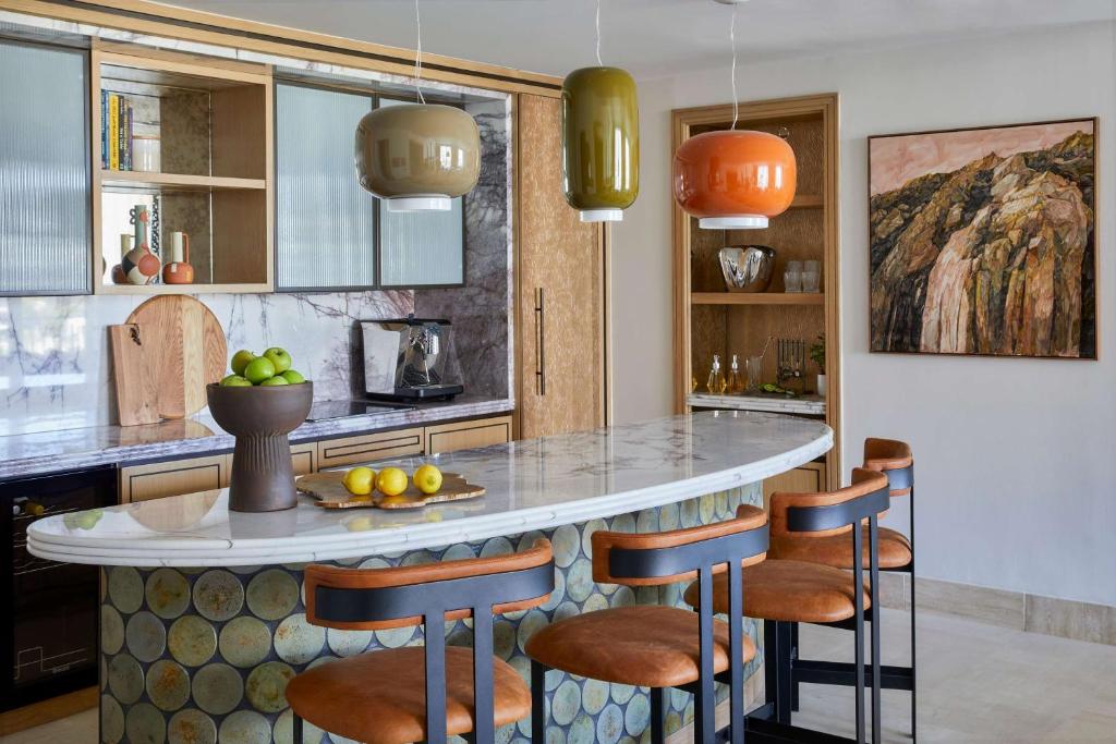 A cozinha ou cozinha compacta de One&Only Cape Town