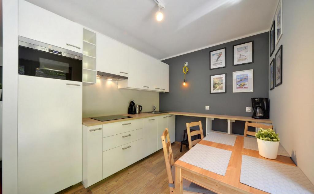 Kuchyň nebo kuchyňský kout v ubytování Ekskluzywne Apartamenty Sun Seasons 24 w Karpaczu by Noclegi Renters