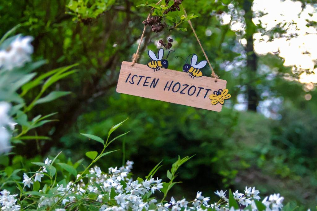 Vonkajšia záhrada v ubytovaní Keresztkúti Erdei Pihenőhely