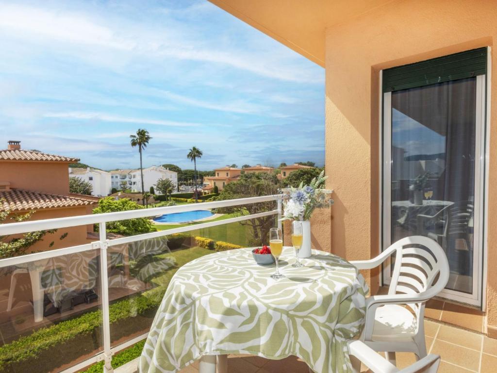 Balkón nebo terasa v ubytování Apartment Port Pals FIII by Interhome