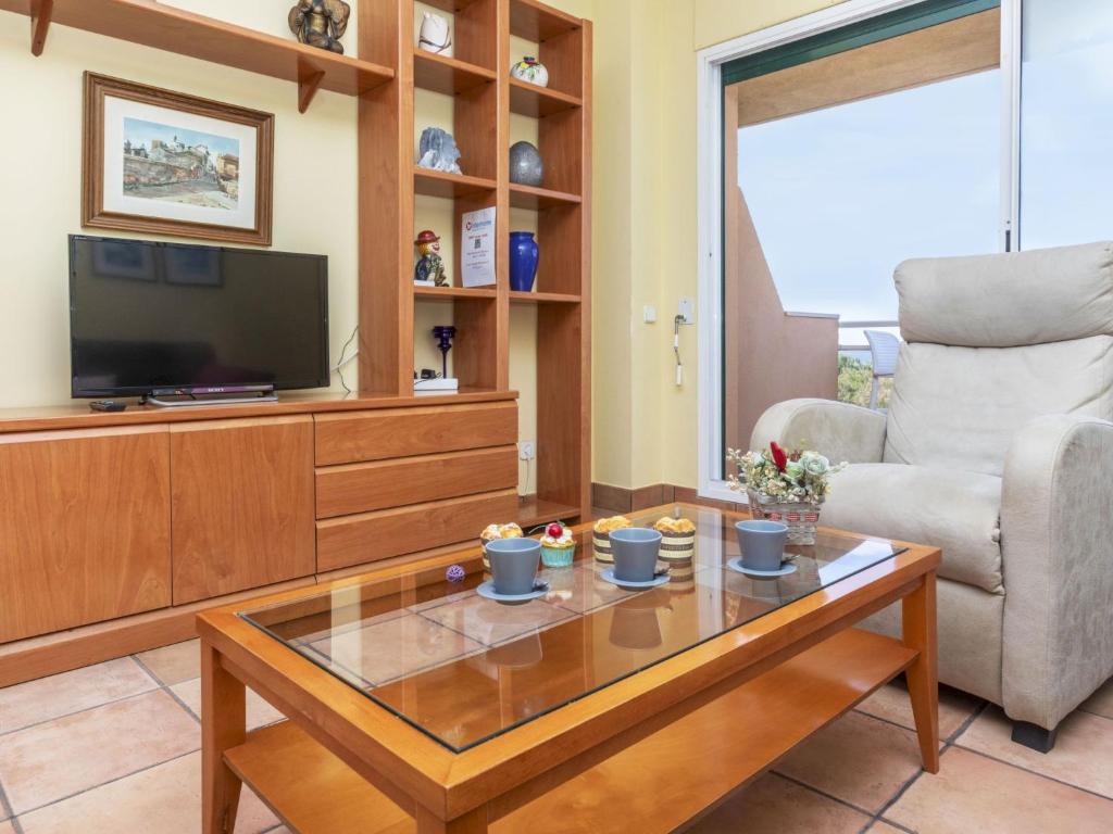 TV a/nebo společenská místnost v ubytování Apartment Port Pals FIII by Interhome