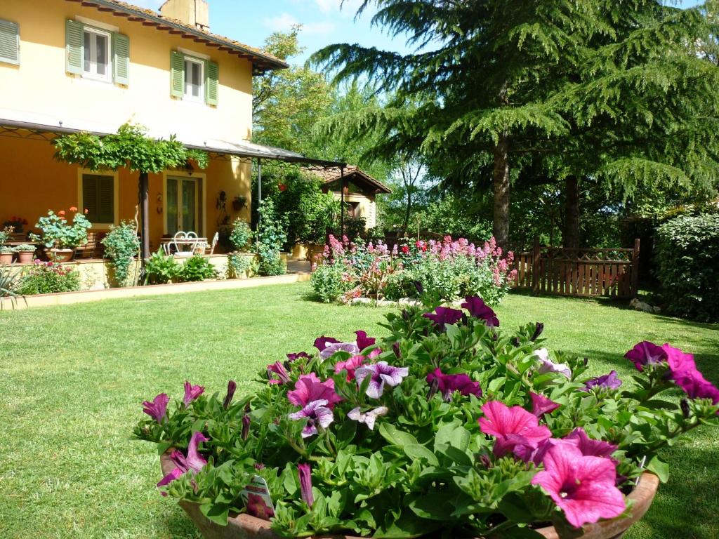 Zahrada ubytování B&B Casale Ginette