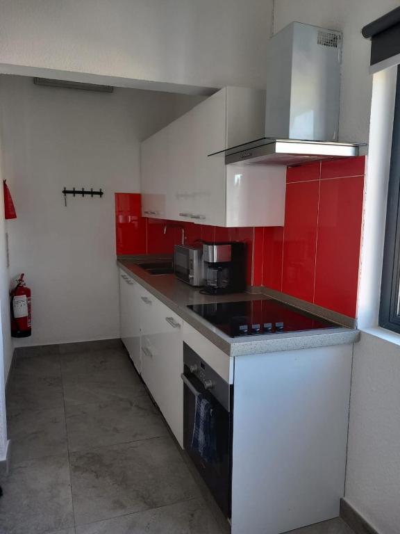 Kuchyň nebo kuchyňský kout v ubytování Ibis Tourist Residence 1
