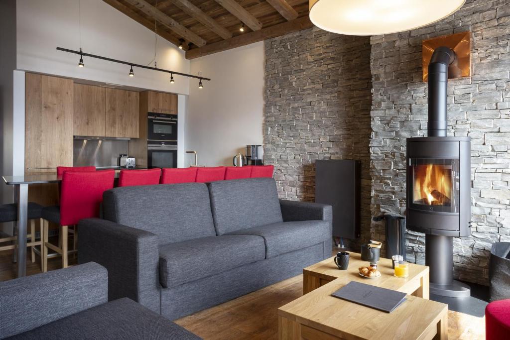 Posezení v ubytování Hôtel Alparena & Spa - 4 étoiles
