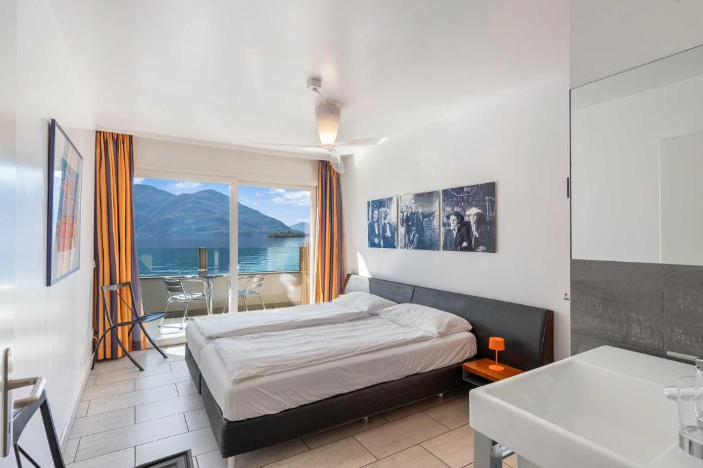 Postel nebo postele na pokoji v ubytování Residenza Acapulco