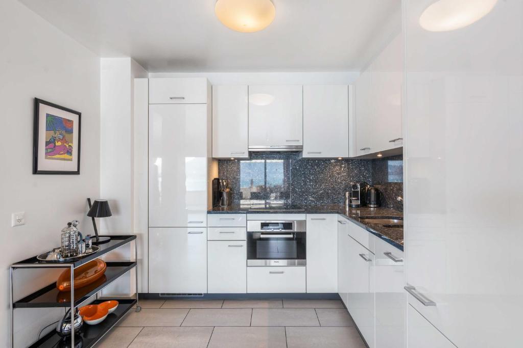 Kuchyň nebo kuchyňský kout v ubytování Residenza Acapulco