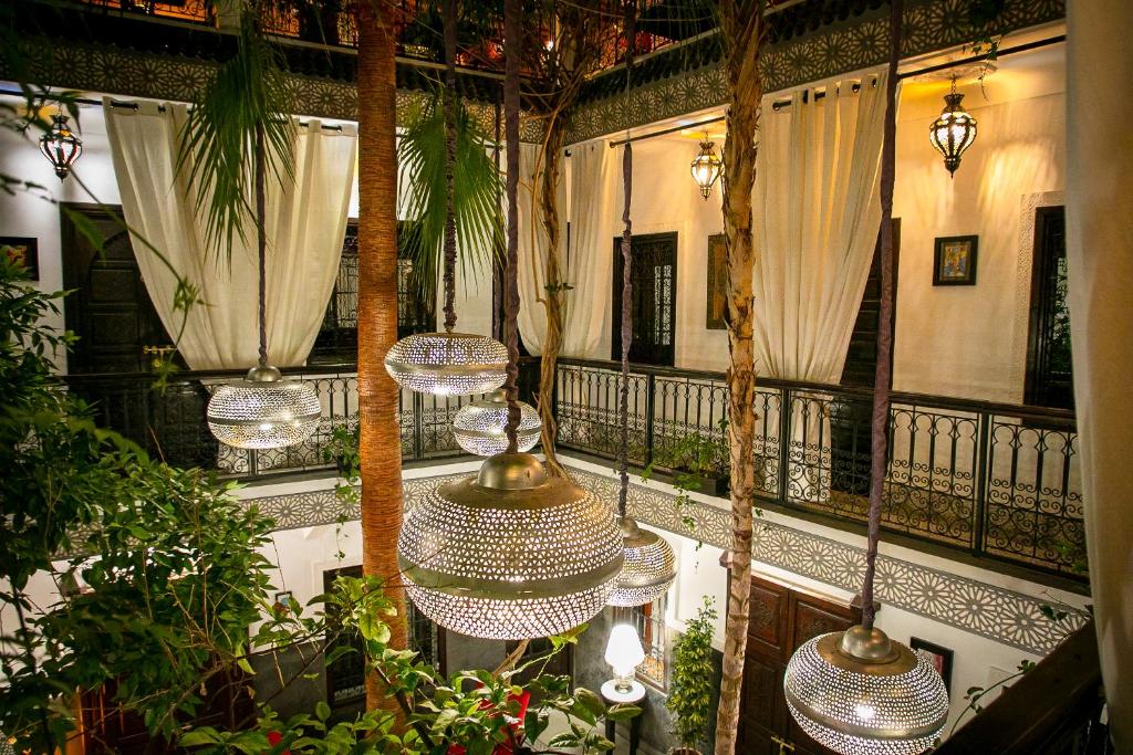 Zahrada ubytování Riad O'Zeen