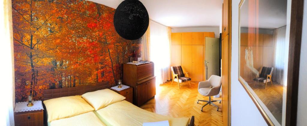 Uma área de estar em Guesthouse Marko