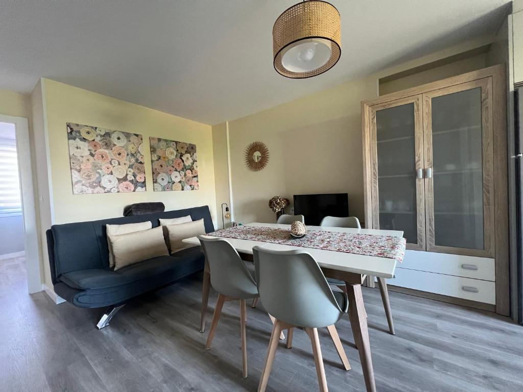 Posezení v ubytování Apartamento da Fraga