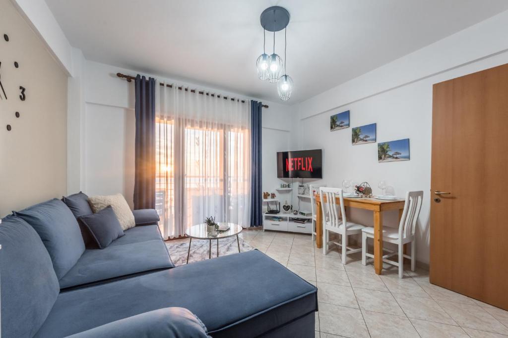 Posezení v ubytování Aria Seaside Tranquility Apartments