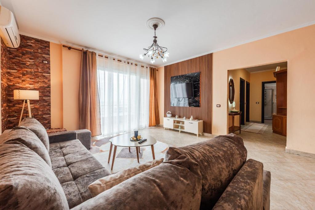 Posezení v ubytování Aria Seaside Tranquility Apartments