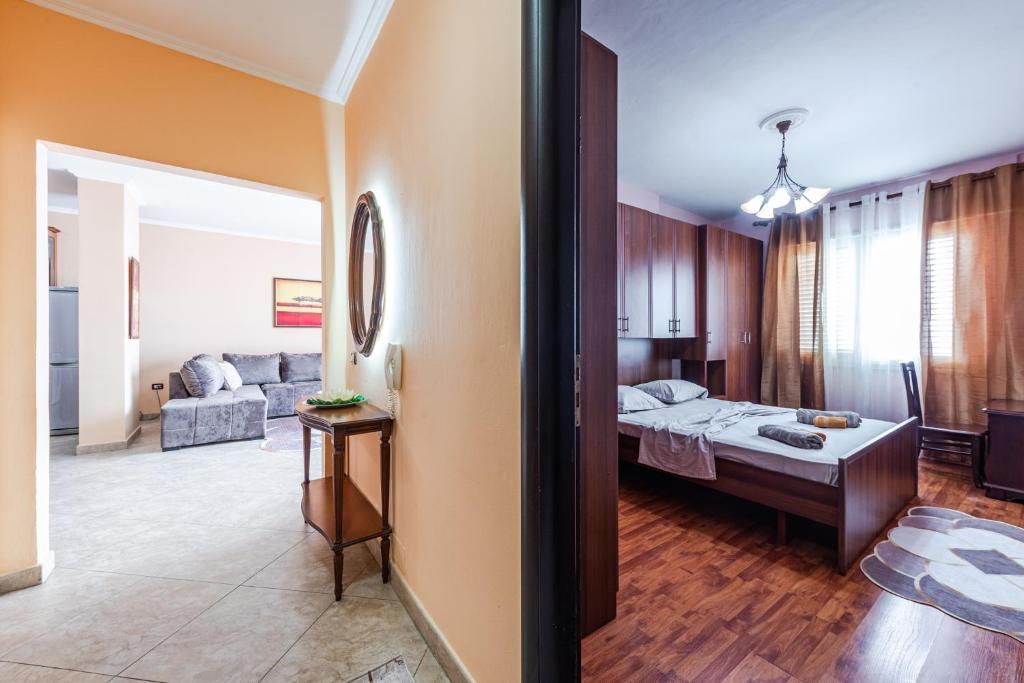 Postel nebo postele na pokoji v ubytování Aria Seaside Tranquility Apartments