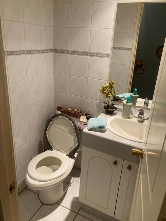 Koupelna v ubytování MYSTIC LODGING Habitaciones privadas con baño