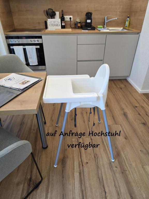 Kuchyň nebo kuchyňský kout v ubytování MainUrlaubsStop