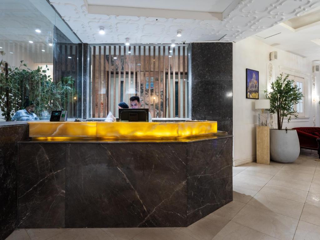 Vstupní hala nebo recepce v ubytování Panorama Ramsis Hotel & Cafe