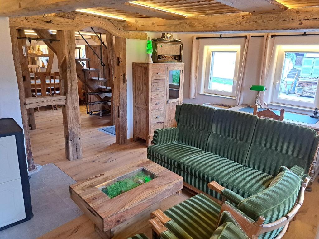 Χώρος καθιστικού στο Ferienhaus Rita