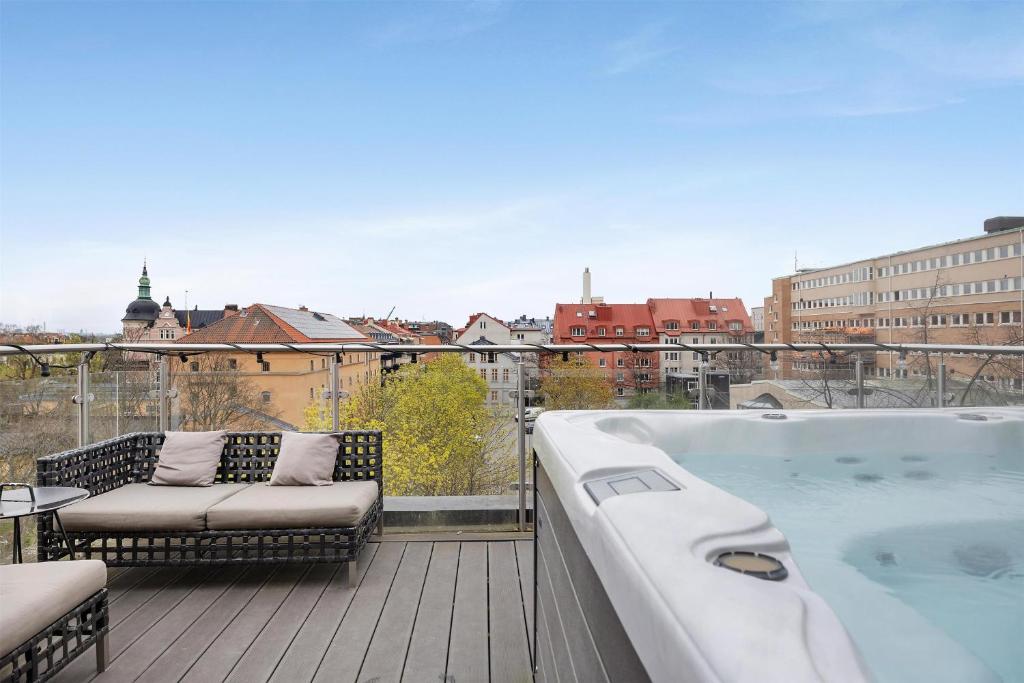 Balkón nebo terasa v ubytování Best Western Hotel Norrkoping City