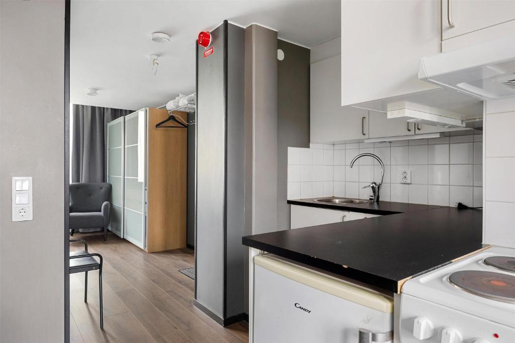 Kuchyň nebo kuchyňský kout v ubytování Best Western Hotel Norrkoping City
