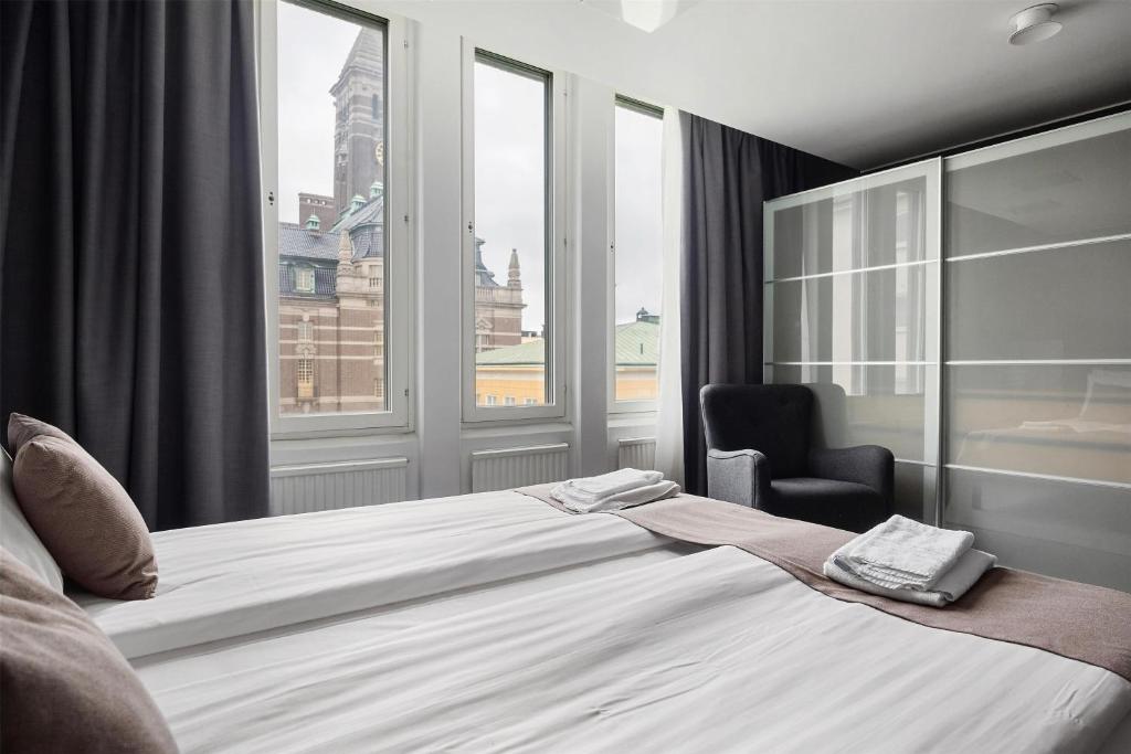 Postel nebo postele na pokoji v ubytování Best Western Hotel Norrkoping City