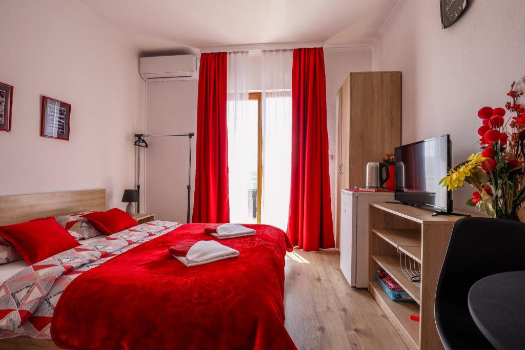 Postel nebo postele na pokoji v ubytování Rooms Bačić