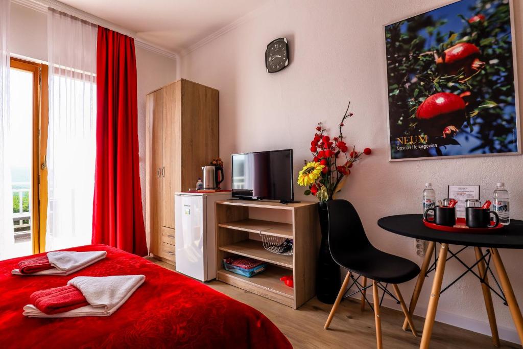 Postel nebo postele na pokoji v ubytování Rooms Bačić