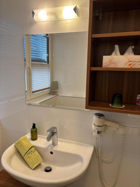 Koupelna v ubytování "NATURE erLeben" Appartement & Komfortzimmer