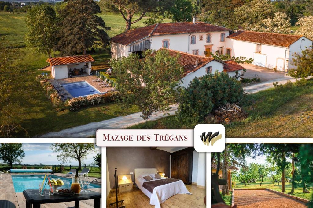 Κήπος έξω από το Le Mazage des Trégans