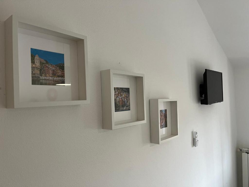 TV a/nebo společenská místnost v ubytování Beach Life Vernazza
