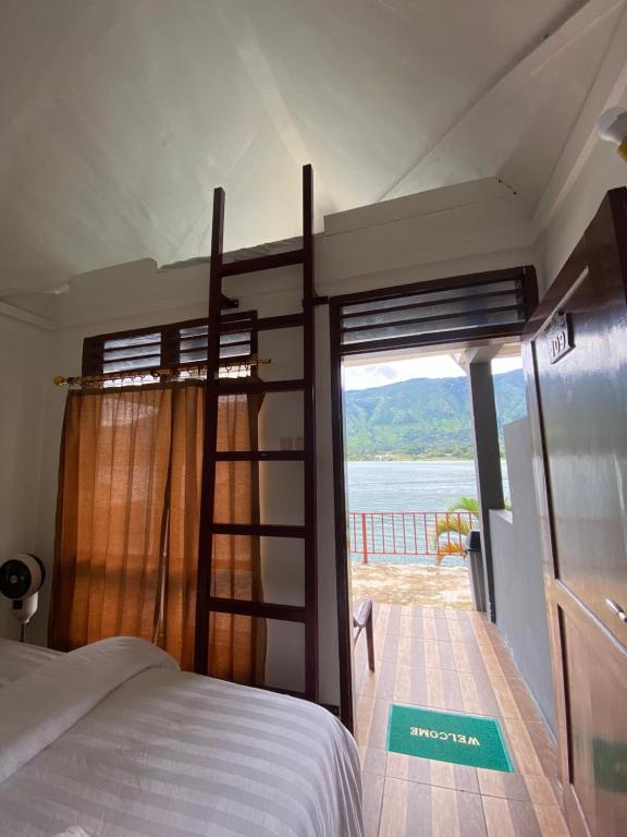 Katil atau katil-katil dalam bilik di Vandu's View Guest house & Restaurant