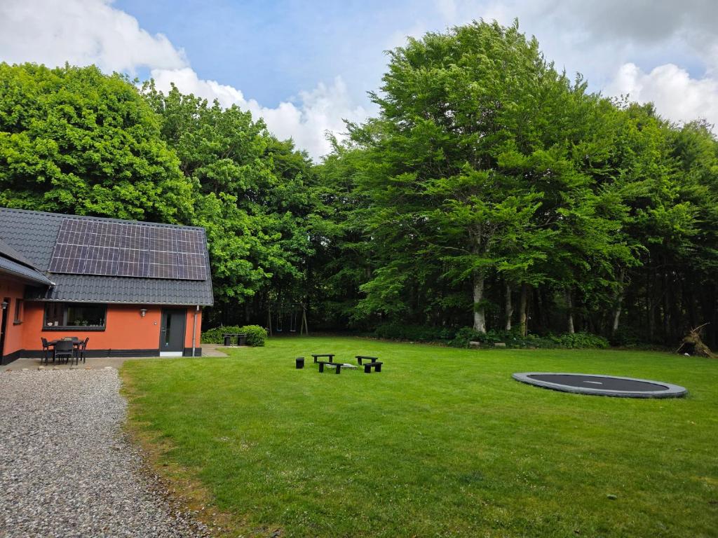 Zahrada ubytování Skovgårdens Apartment