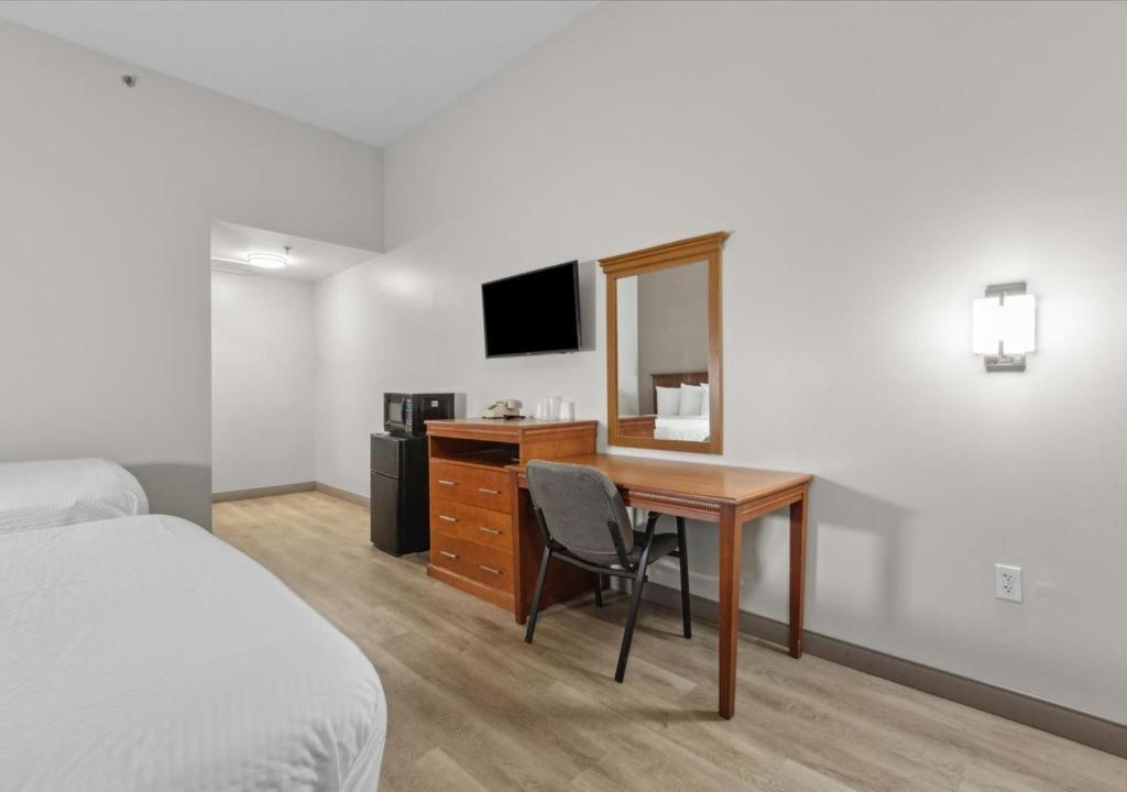 TV a/nebo společenská místnost v ubytování Edison Motor Lodge