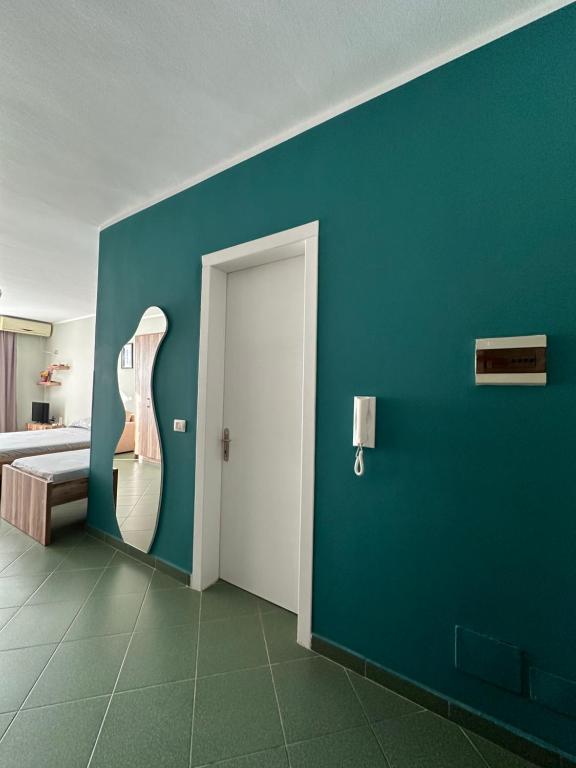 Postel nebo postele na pokoji v ubytování Eri Apartments 4
